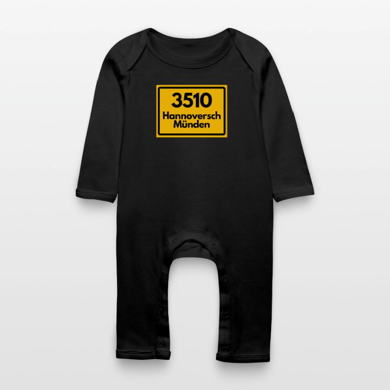 OLD POSTCODE ZIP CODE 3510 HANNOVERSCH MÜNDEN HANN Baby Organic Romper