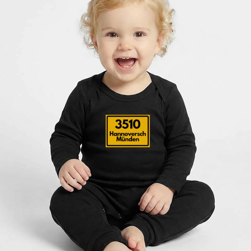 OLD POSTCODE ZIP CODE 3510 HANNOVERSCH MÜNDEN HANN Baby Organic Romper
