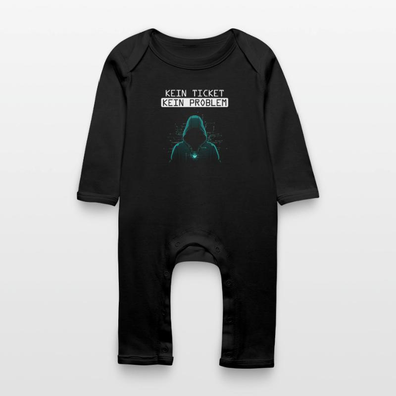Computer Science NO TICKET NO PROBLEM FUNNY Baby Organic Romper