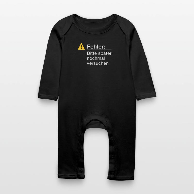 Fehler: Bitte noch einmal versuchen Informatik Baby Bio Strampler