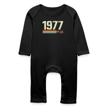 Mai 1977 - Grenouillère bio Bébé - noir - Devant