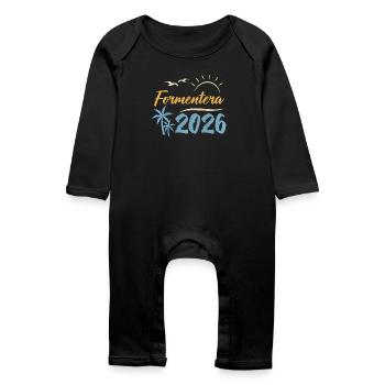 Formentera 2026 - Baby Organic Romper - black - Front
