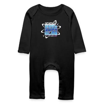 Club des papas cool - Cadeau de la fête des pères des papas - Grenouillère bio Bébé - noir - Devant
