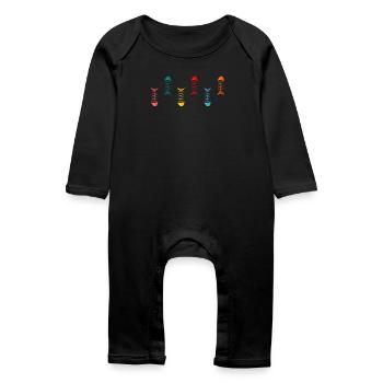 anniversary. Anniversary Decade. humor. funny - Baby Organic Romper - black - Front