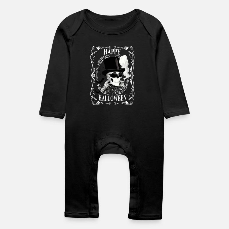 Joyeux halloween - Grenouillère bio Bébé - noir