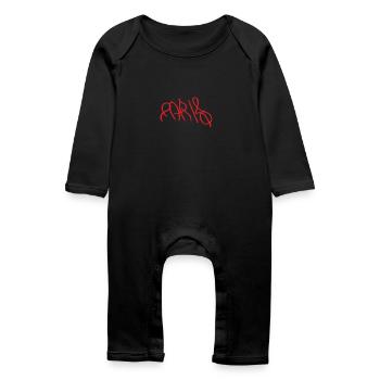 Plus jeune habitant de Paris - Grenouillère bio Bébé - noir - Devant