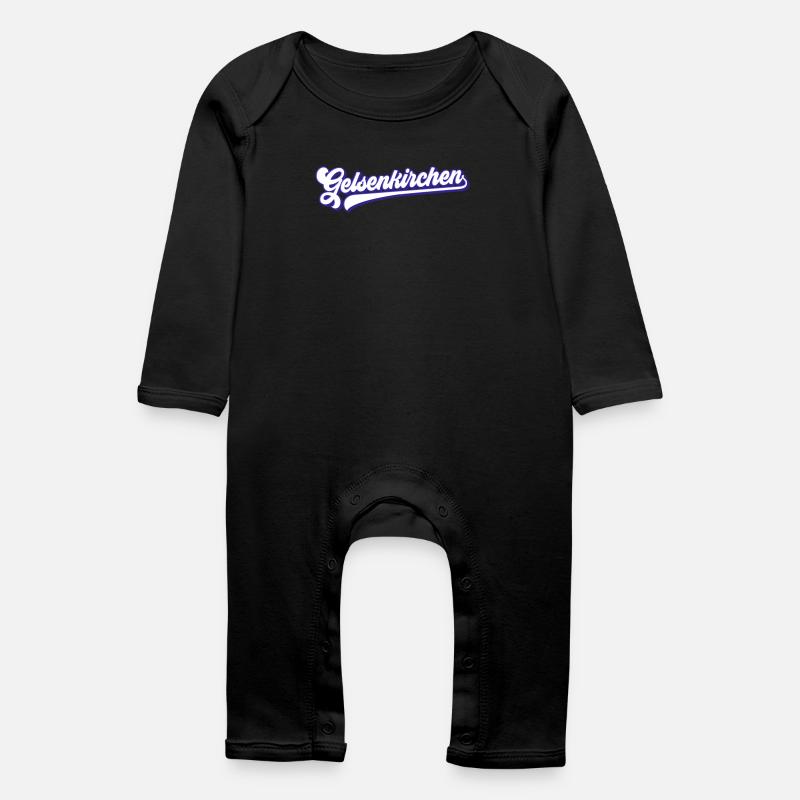 Texte de Gelsenkirchen | Couleurs changeantes - Grenouillère bio Bébé - noir