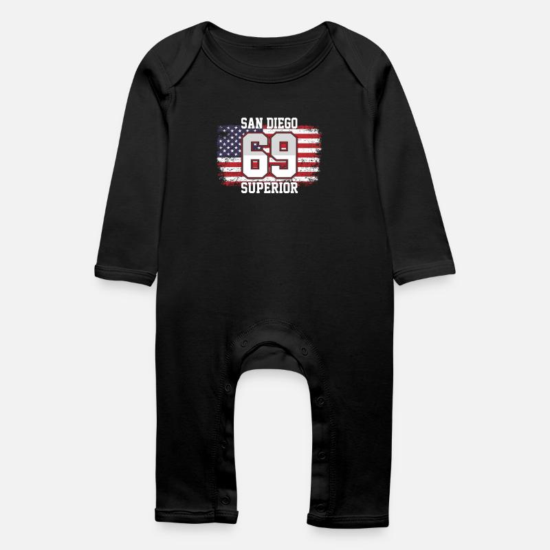San Diego - Grenouillère bio Bébé - noir