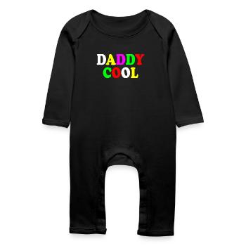 Daddy cool - Baby Organic Romper - black - Front