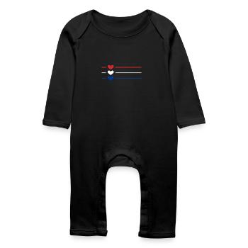 Islande - Grenouillère bio Bébé - noir - Devant