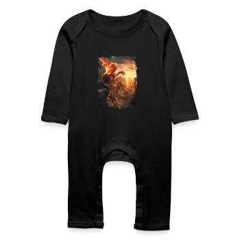Kite - Baby Organic Romper - black - Front