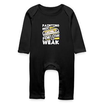 Painters not for the weak - Baby Organic Romper - black - Front