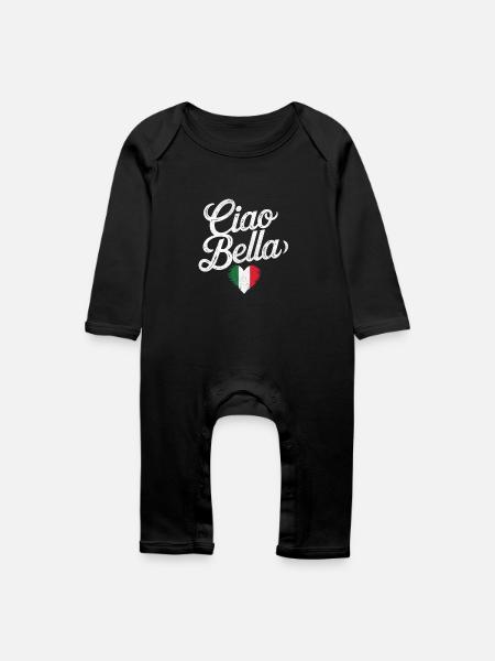 Ciao Bella - Baby Bio Strampler - Schwarz