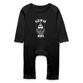 East Frisian North Sea Seaman Klei Mi An Mors - Baby Organic Romper - black - Front