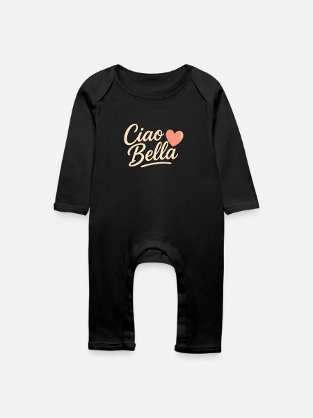 Ciao Bella - Baby Bio Strampler - Schwarz