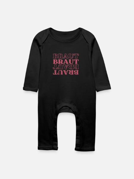 Bruid Bachelorette Bachelorette Outfit voor bruid - Baby bio kruippakje - zwart