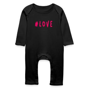 MOM. MOTHER'S DAY. HAPPY MOTHER'S DAY - Baby Organic Romper - black - Front
