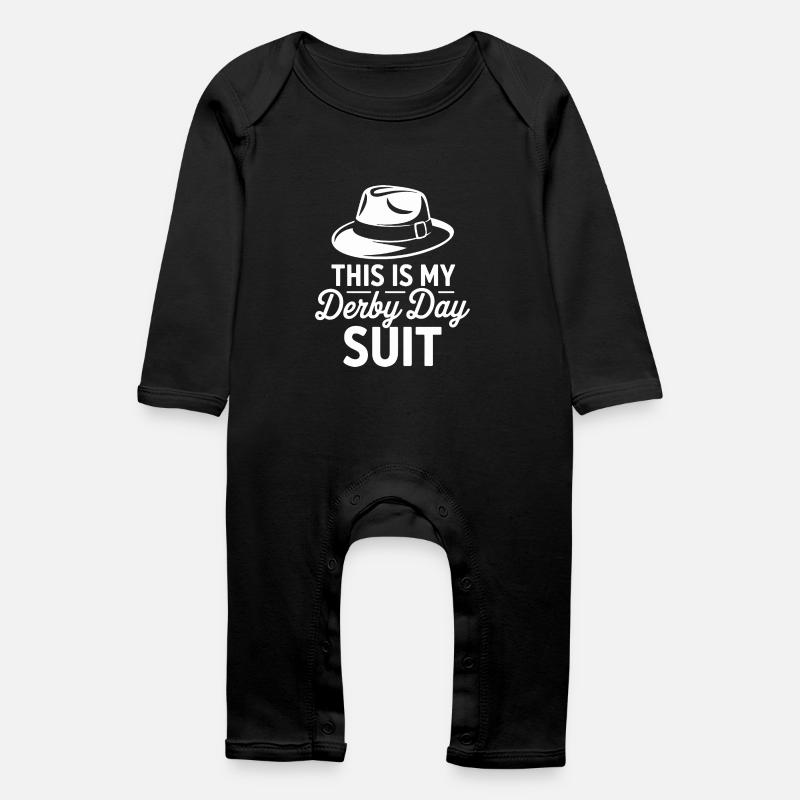 Mein Derby Tagesanzug - Baby Bio Strampler - Schwarz