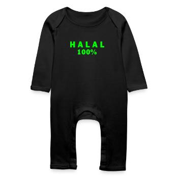 Halal - Baby Organic Romper - black - Front