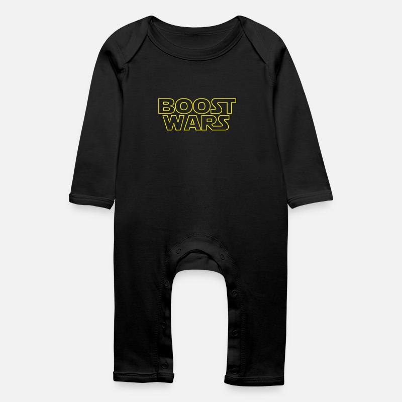 Boost Wars - Baby Bio Strampler - Schwarz