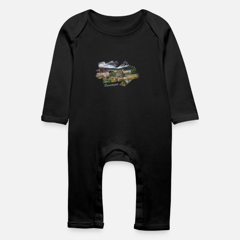 Franche Comté Besançon - Grenouillère bio Bébé - noir