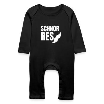 Schnorres - Baby Bio Strampler - Schwarz - Vorne
