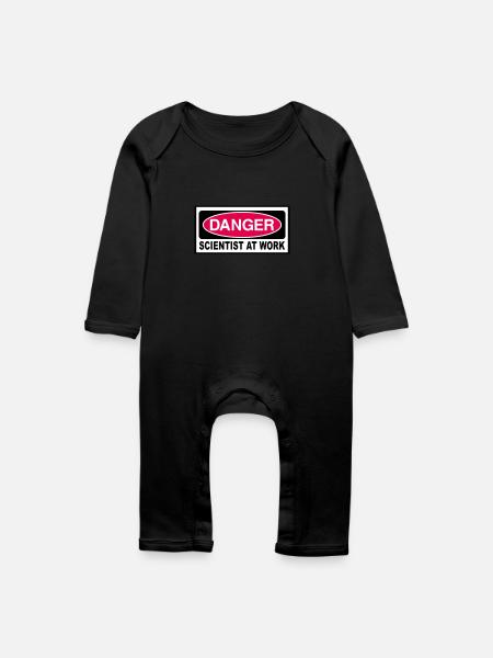 Wissenschaftler - Baby Bio Strampler - Schwarz