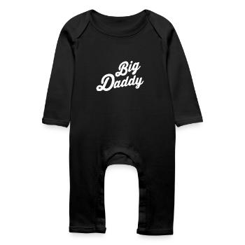 Big daddy - Grenouillère bio Bébé - noir - Devant