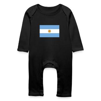 Argentine - Grenouillère bio Bébé - noir - Devant
