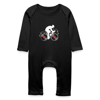 Vinyl - Baby Organic Romper - black - Front