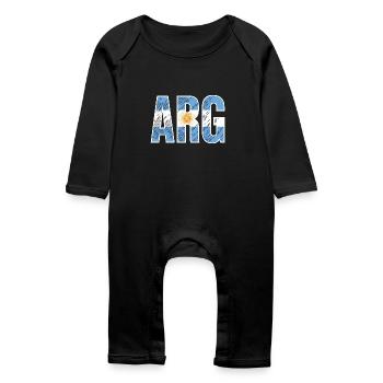Argentine - Grenouillère bio Bébé - noir - Devant
