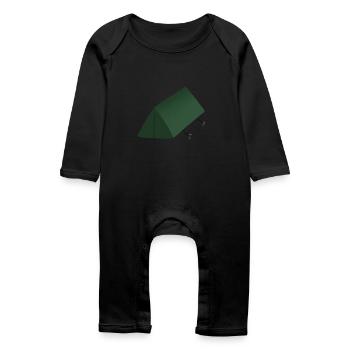 Tente Verte - Grenouillère bio Bébé - noir - Devant