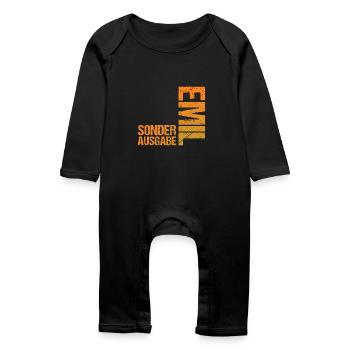 Emil - Baby Bio Strampler - Schwarz - Vorne
