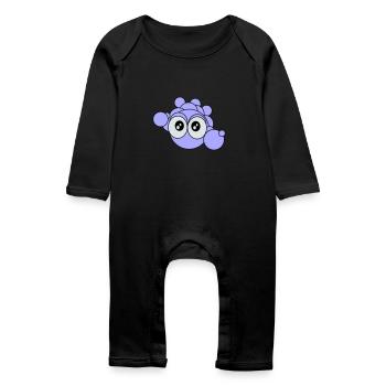 Bubbles - Baby Organic Romper - black - Front
