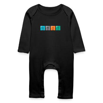 Genie - Baby Bio Strampler - Schwarz - Vorne