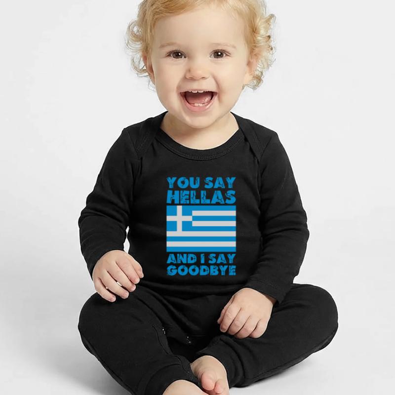 Hellas Goodbye Økologisk sparkedragt til baby
