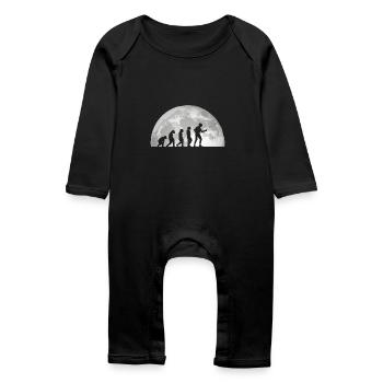 Fechter Evolution Fechten - Baby Bio Strampler - Schwarz - Vorne