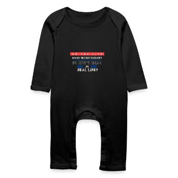 Die Wahl des Lebens und RPGs - Baby Bio Strampler - Schwarz - Vorne