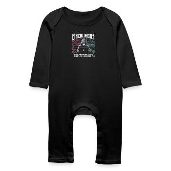 Ethical Hacker - Baby Organic Romper - black - Front