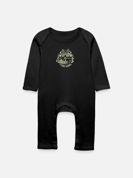 Rockabilly Hot Rod - Baby Bio Strampler - Schwarz