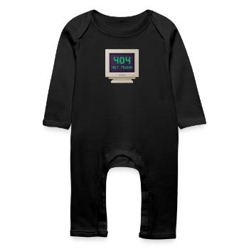CRT Design - 404 Not found - Baby Organic Romper - black - Front