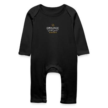 Employee of the year gift idea - Baby Organic Romper - black - Front