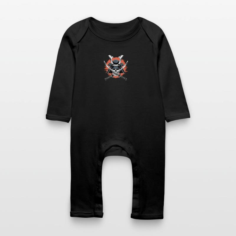 Japanese Samurai Warrior Baby Organic Romper