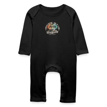 Original November 2019 Birthday November 2019 - Baby Organic Romper - black - Front