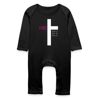 St. John's Cross - Baby Organic Romper - black - Front