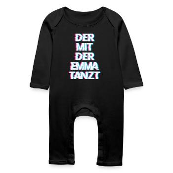 Hardtekk Tekk - Grenouillère bio Bébé - noir - Devant