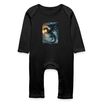 Kite - Baby Organic Romper - black - Front