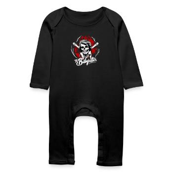 The Babysitter - Horror - Halloween - Baby Organic Romper - black - Front