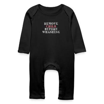 Kinder - Baby Bio Strampler - Schwarz - Vorne