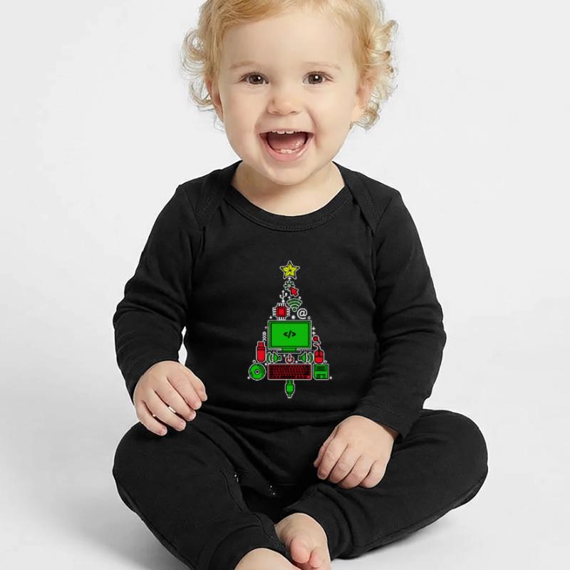 Code Debug Scripting Developer Computer Geek Baby Organic Romper